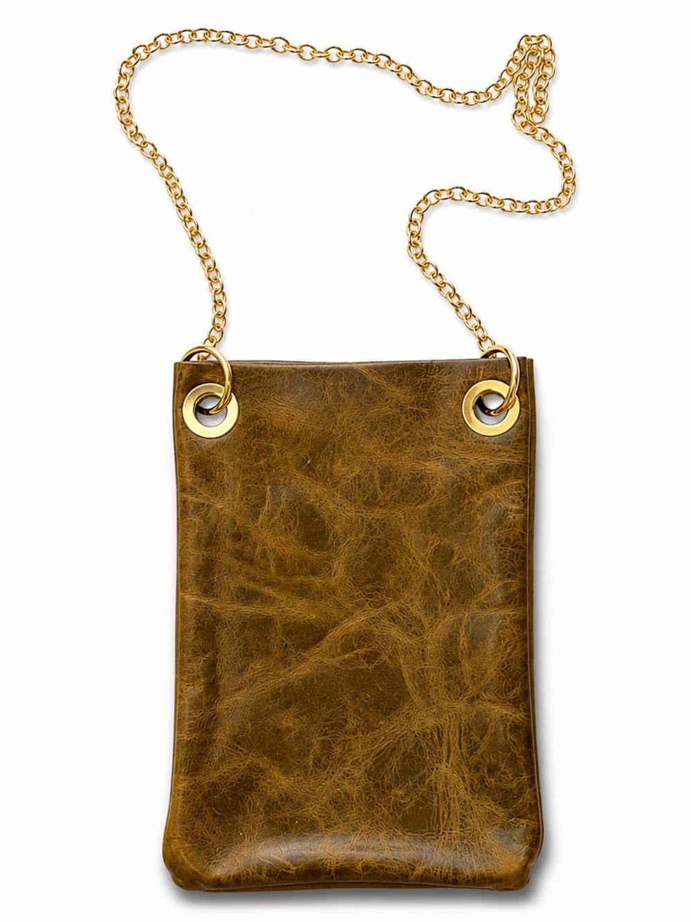 NEW Leather cell phone crossbody/pouch